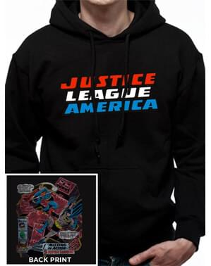 League of Justice Hoodie voor mannen in het zwart