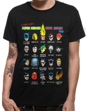 League of Justice Heroes T-Shirt til mænd