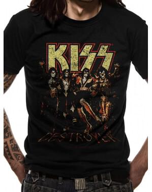 T-shirt Kiss Line Up vuxen