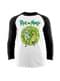 T-shirt de Rick and Morty Portal manga comprida para adulto