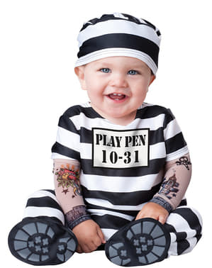 zapornik kostum za dojenčke