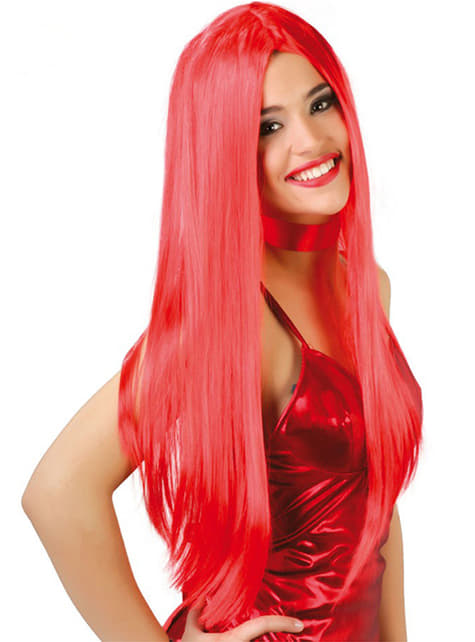 Straight Red Wig