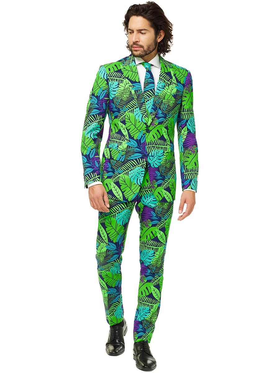 Tropischer Dschungel Anzug - Opposuits