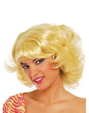 Wig pendek pirang modern