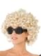 Parrucca corta riccia bionda