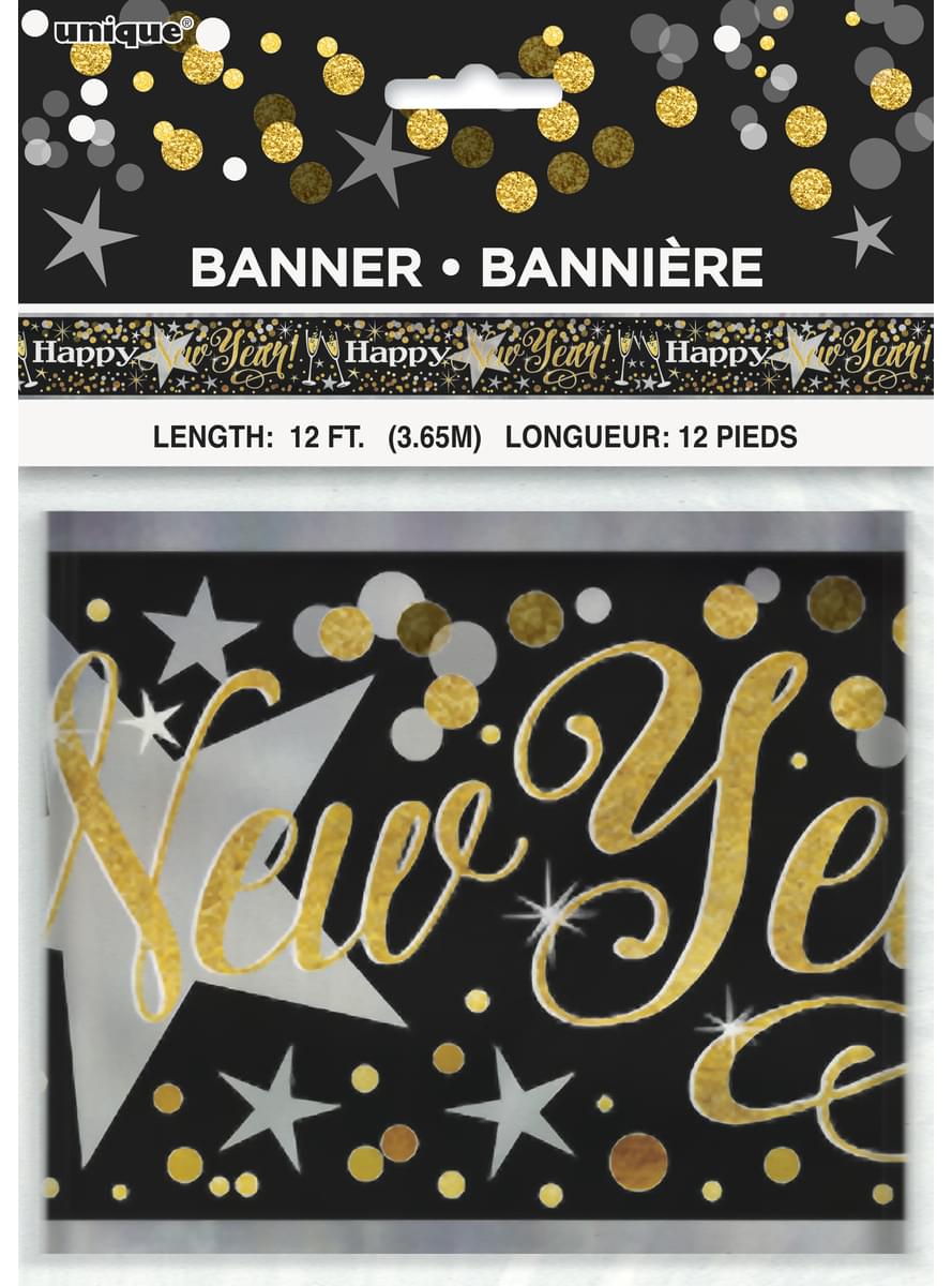 Cartel decorativo de Nochevieja - Glittering New Year