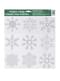 Autocollants fenêtre flocons de neige - Silver Snowflake Christmas