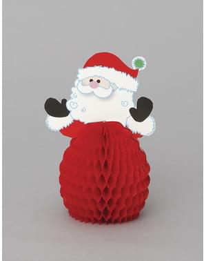 Set 4 dekorasi mini Santa Claus honeycomb - Basic Christmas