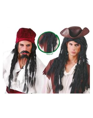 Peruka z długimi dredami czarna