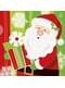Set of 16 Santa Claus napkins - Happy Santa