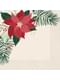 Zestaw 16 serwetek z wilczomleczem - Red & Gold Poinsettia