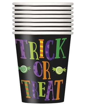 Sada 8 kelímků s příšerkami - Silly Halloween Monsters