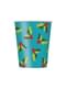 8 gobelets branche de houx - Holly Santa