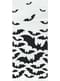 Set med 20 småpåsar genomskinliga med fladdermöss - Black Bats Halloween