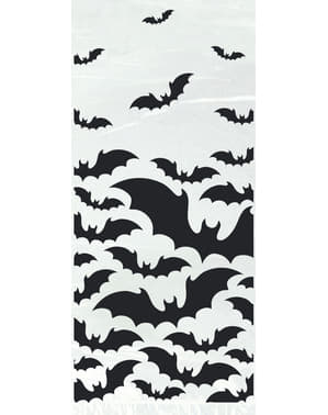 Set 20 kelelawar tas hadiah plastik - Black Bats Halloween
