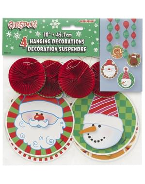 Christmas Hanging decoration set - Christmas Dasar