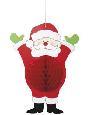 Boneco decorativo de Pai Natal de favo de mel - Ho Ho Ho Christmas