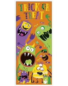 Poster para porta de monstros infantis - Silly Halloween Monsters