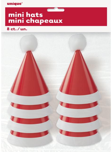 mini santa claus hats