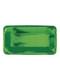 8 rectangular green trays - Solid Color Tableware