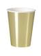 Set of 8 gold cups - Solid Colour Tableware