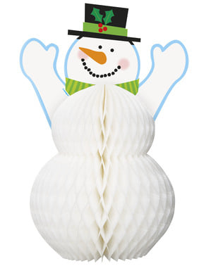 Sarang lebah Snowman centerpiece - Basic Christmas
