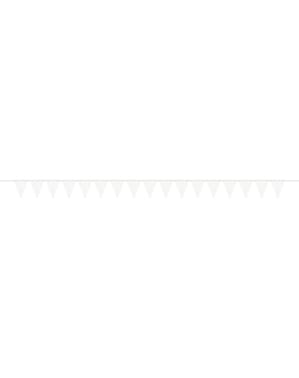Guirlande à Fanions flocons de neige de noël - White Snowflakes
