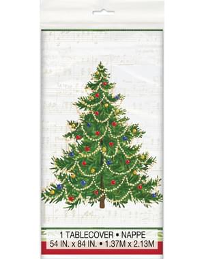 Neliö pöytäliina joulukuusella - Classic Christmas Tree