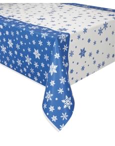 Toalha de mesa retangular natalício - White Snowflakes