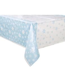 Toalha de mesa retangular natalício - White Snowflakes