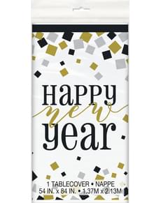 Toalha de mesa retangular de Passagem de Ano - Happy New Year