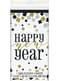 Τετράγωνο τραπεζομάντιλο της Πρωτοχρονιάς - Ευτυχισμένο το Νέο Έτος