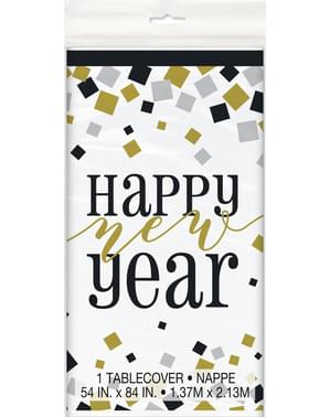 Dikdörtgen Yılbaşı masa örtüsü - Yeni Yılınız Kutlu Olsun