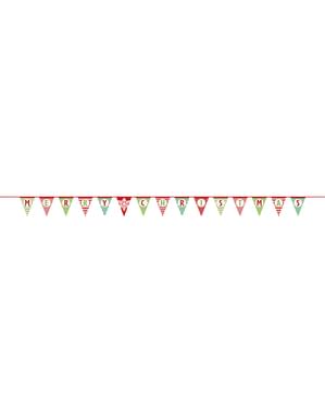 God Jul flagg banner - Basic Jul