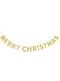 Guirnalda dorada brillante Merry Christmas - Basic Christmas