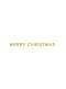 Guirnalda dorada brillante Merry Christmas - Basic Christmas