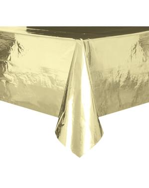 Toalha de mesa retangular dourada - Linha Cores Básicas