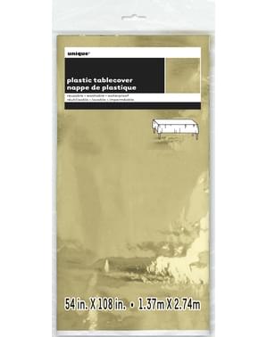 Rechteckige Tischdecke gold - Basic Christmas