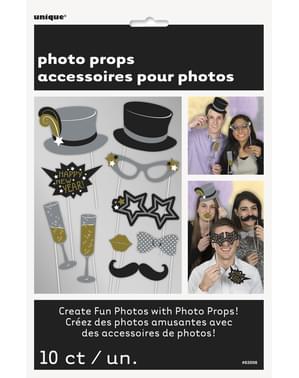 10 accesorii pentru Photobooth - Jazzy New year's
