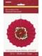 Decorative paper fan with elegant Easter flower - Holly Poinsettia