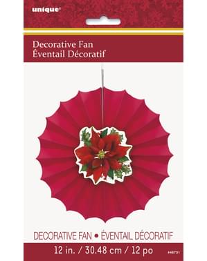 Decoratieve papieren waaier met een elegante paasbloem