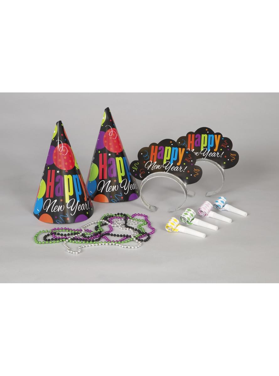 Kit pentru petreceri pentru 4 persoane - Happy New Year
