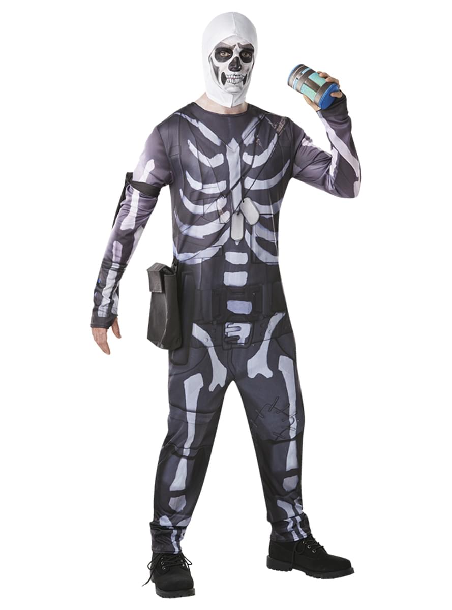 Costume di Fortnite Skull Trooper per adulto