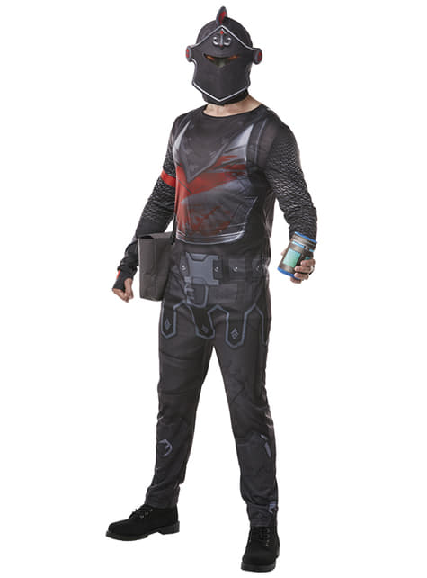 Fortnite Schwarzer Ritter Kostüm für Erwachsene