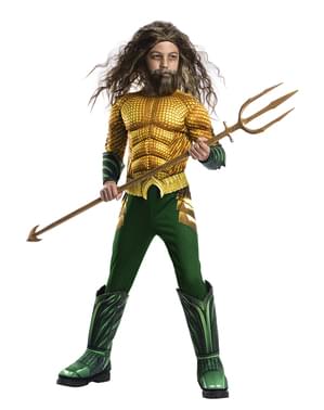 תלבושות Aquaman Deluxe עבור בנים