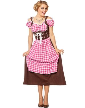 Roza Oktoberfest kostum za ženske