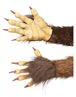 Guantes de Krampus para adulto