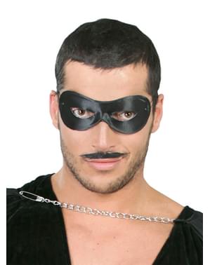 Schwarze Pierrot Maske