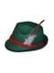 Hunter Green Tyrolean hat for adults 