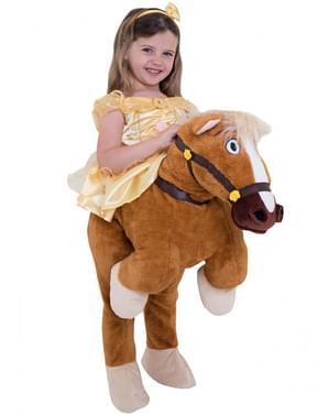 Costume Ride On Bella sul cavallo Phillipe - La Bella e la Bestia